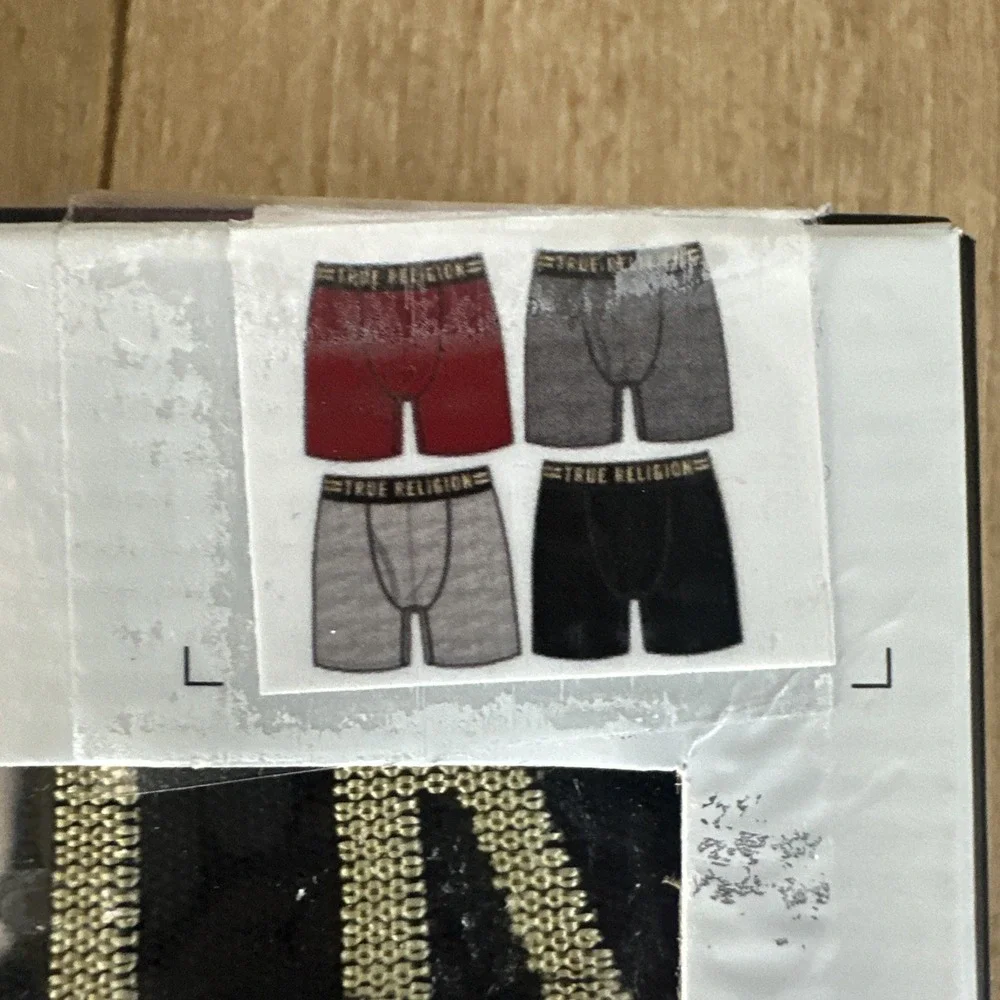 True Religion Modal Boxer Briefs Men 4 pack Multi Small‎ 28-30 New In box